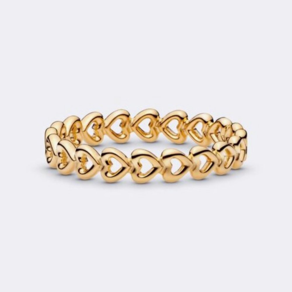 Pandora Band of Hearts Ring - Picture 3 of 3